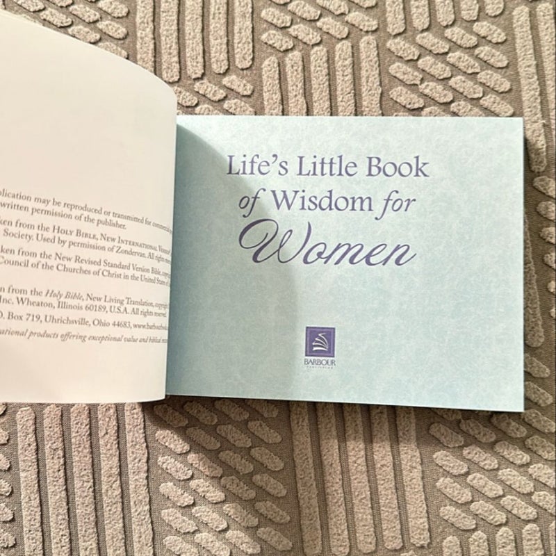 Life's Little Book of Wisdom for Women