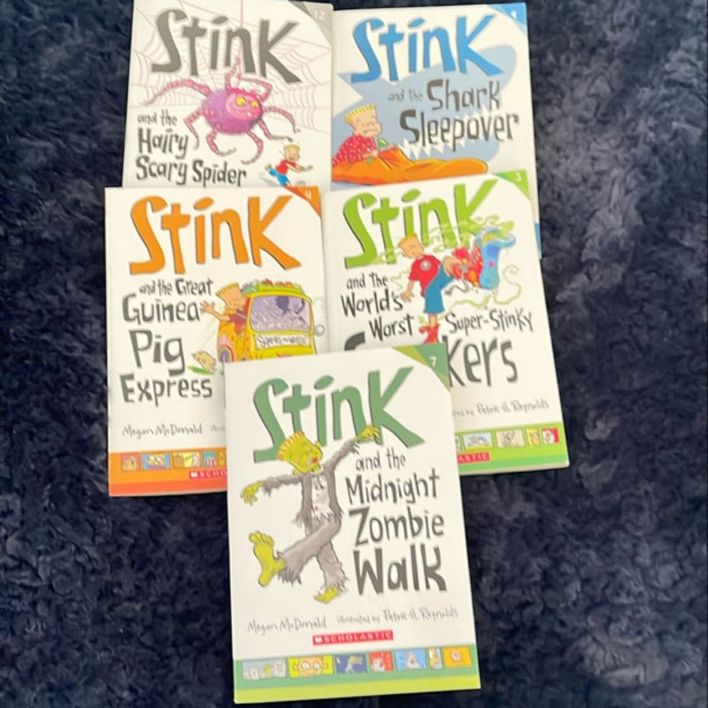 BUNDLE: Stink Books 3, 4, 7, 9 and 12