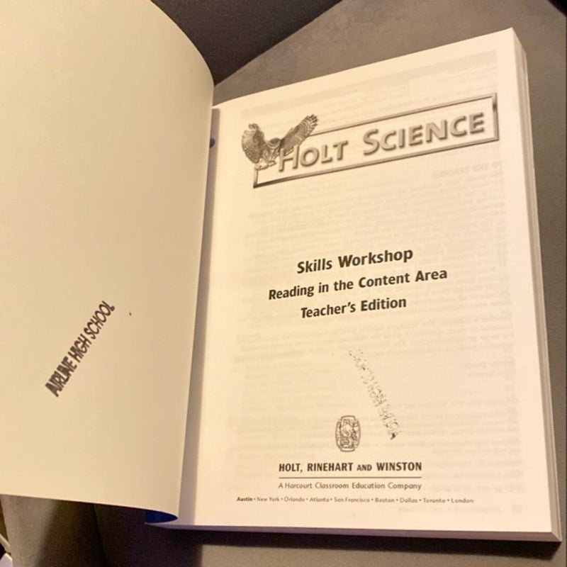 Science Skills Workshop