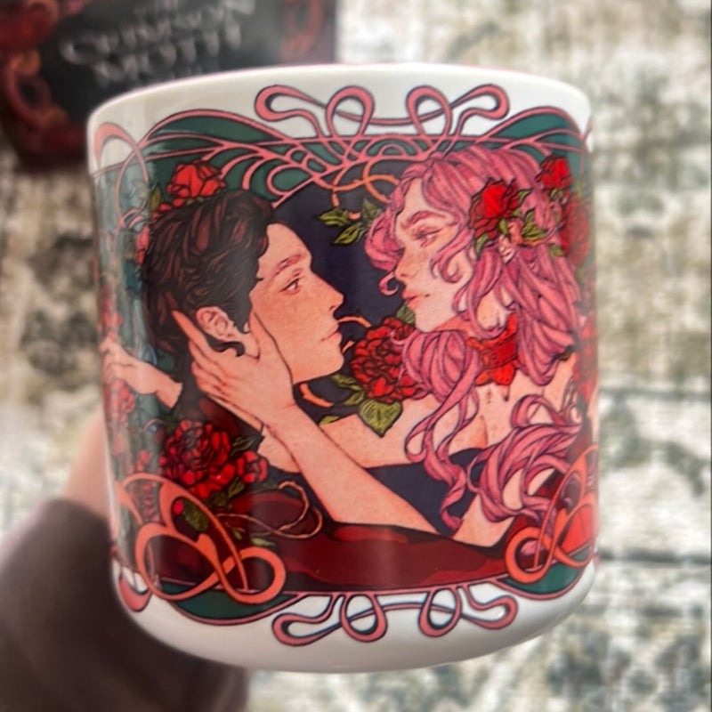 Fairyloot Crimson Moth mug