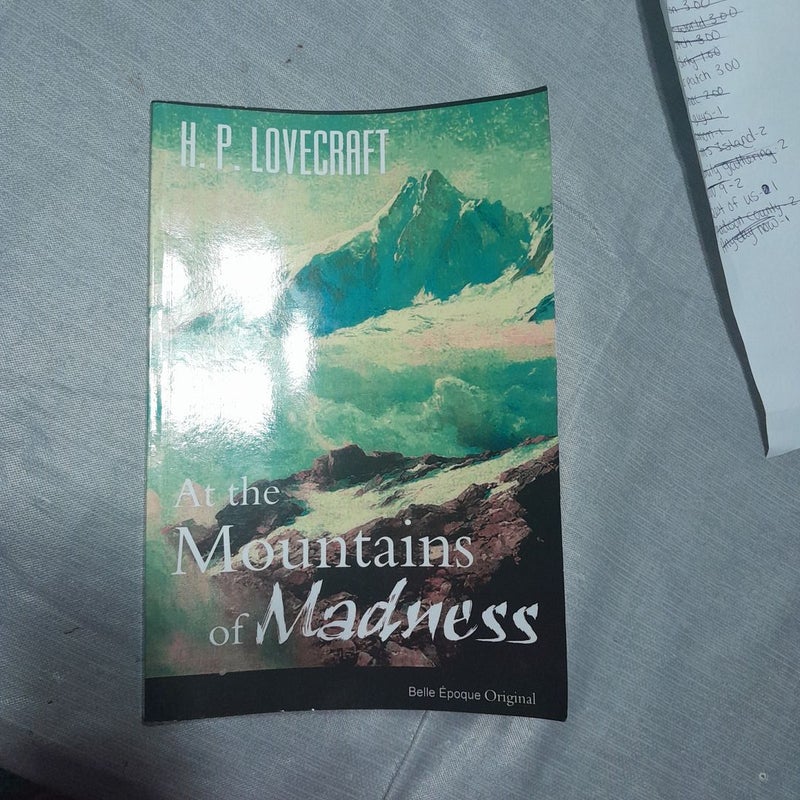 At the Mountains of Madness