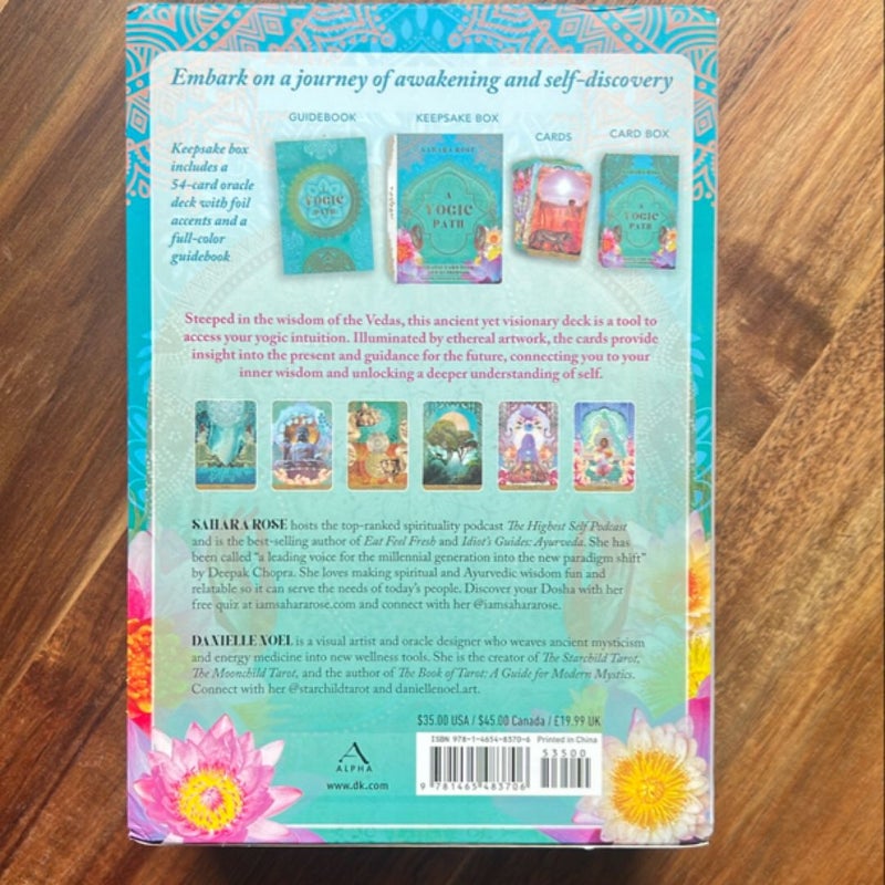 A Yogic Path Oracle Deck and Guidebook (Keepsake Box Set)