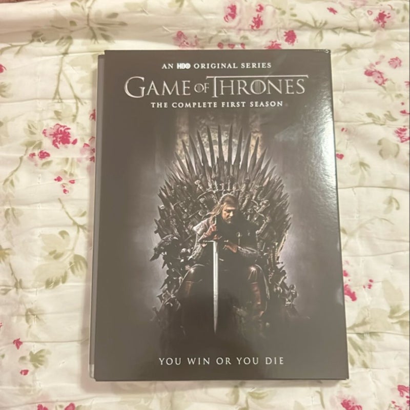 Game of thrones season 1 dvd