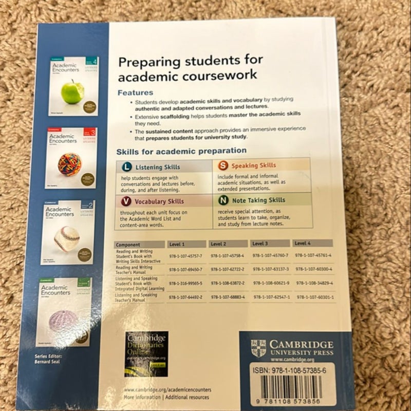 Academic Encounters, Level 2
