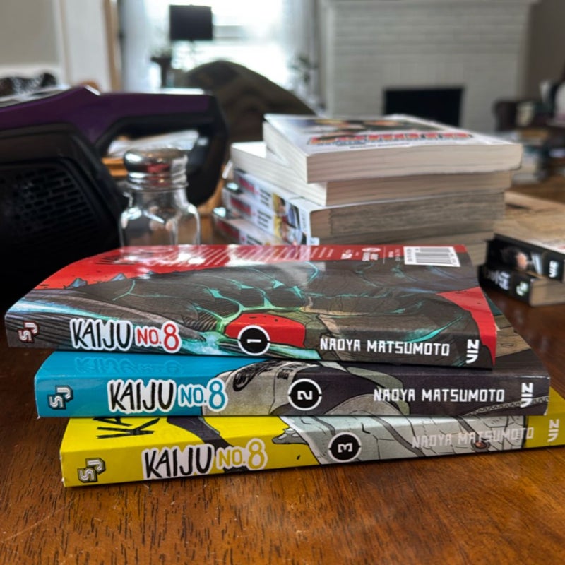 Kaiju No. 8, Vol. 1,2,&3