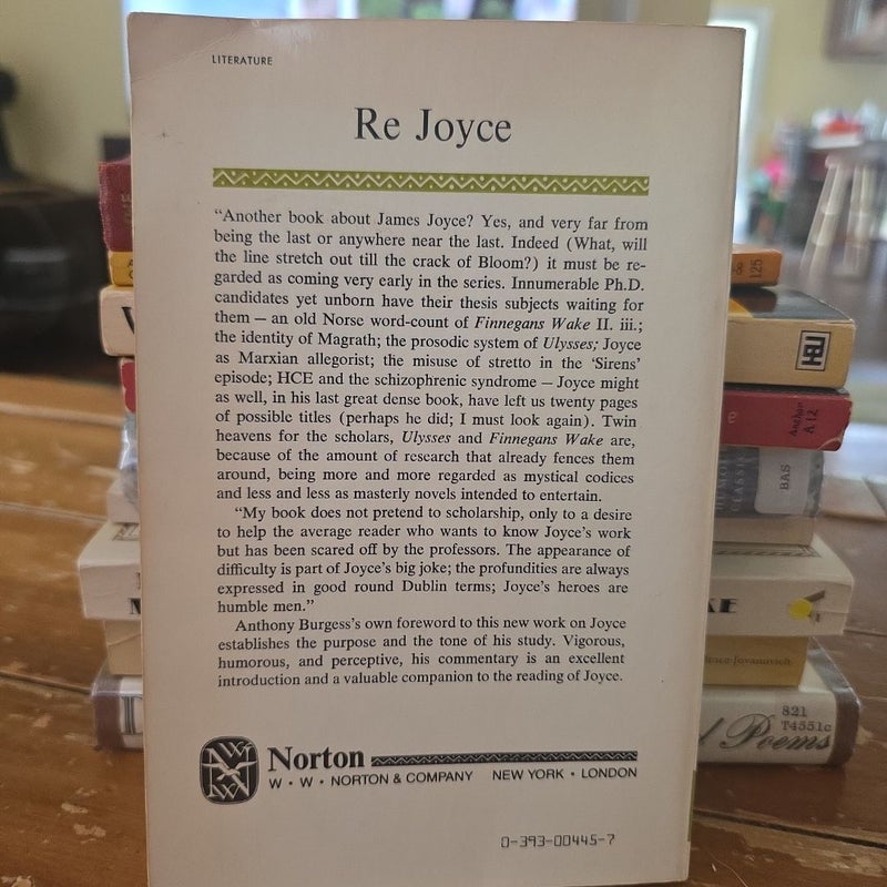 VINTAGE 1965 ReJoyce by Anthony Burgess