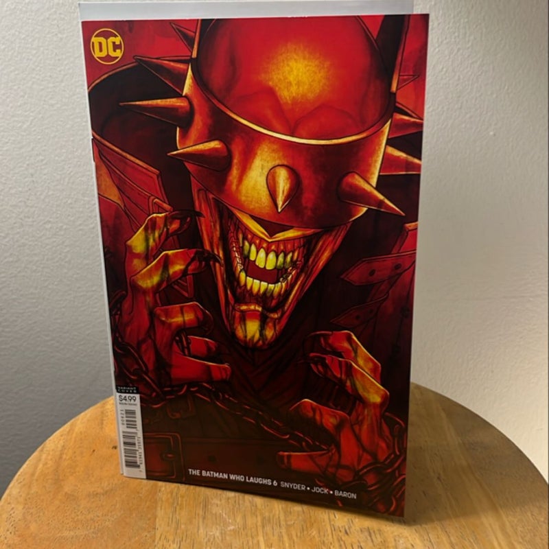 The Batman Who Laughs #6 (Red Variant Cover) – DC Comics | Joker x Batman Mashup | 2019