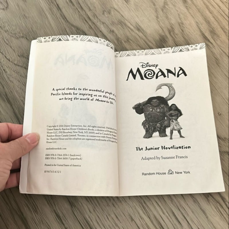 Moana: the Junior Novelization (Disney Moana)