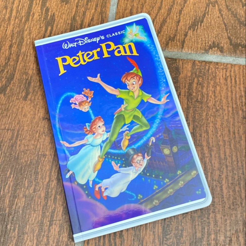 Rare Peter Pan Licensed Vhs Look Alike Notebook