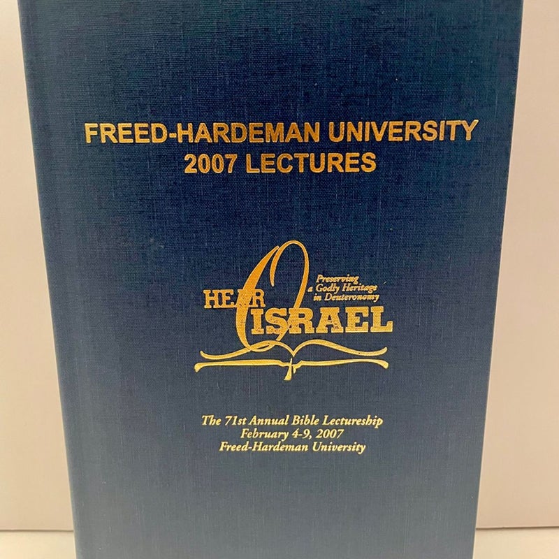 Freed-Hardeman University 2007 Lectures