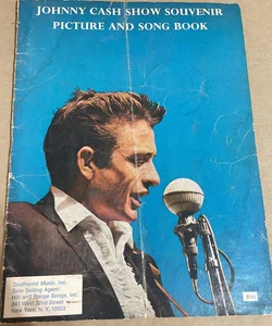 Johnny Cash Show Souvenir Picture and Song Book