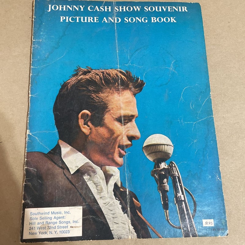 Johnny Cash Show Souvenir Picture and Song Book