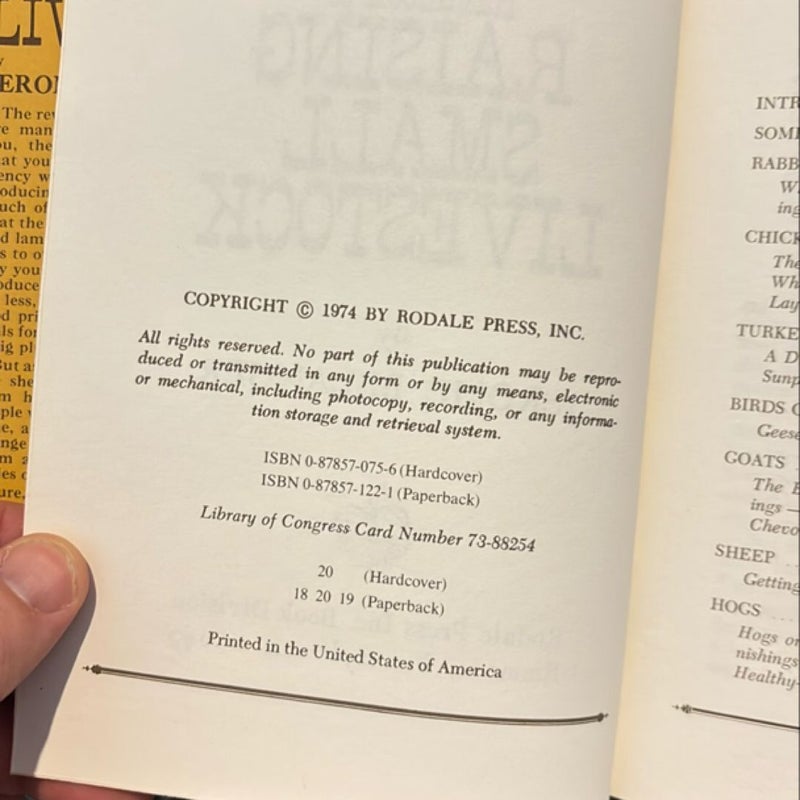 The Homesteader's Handbook to Raising Small Livestock