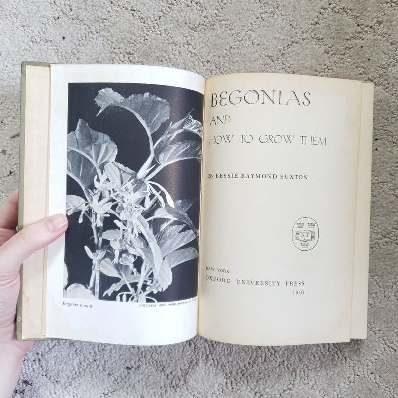 Begonias and How to Grow Them (Oxford University Press Edition, 1946)