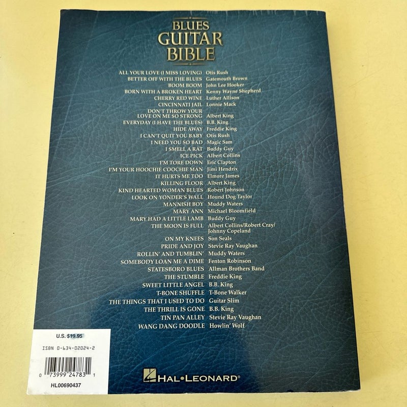 Blues Guitar Bible 