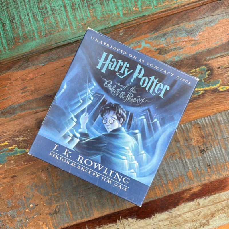 Harry Potter Audiobooks - COMPLETE SERIES (Sorceror’s Stone, Chamber of Secrets, Azkaban, Goblet of Fire, Order of the Phoenix, Half Blood Prince, Deathly Hallows) 