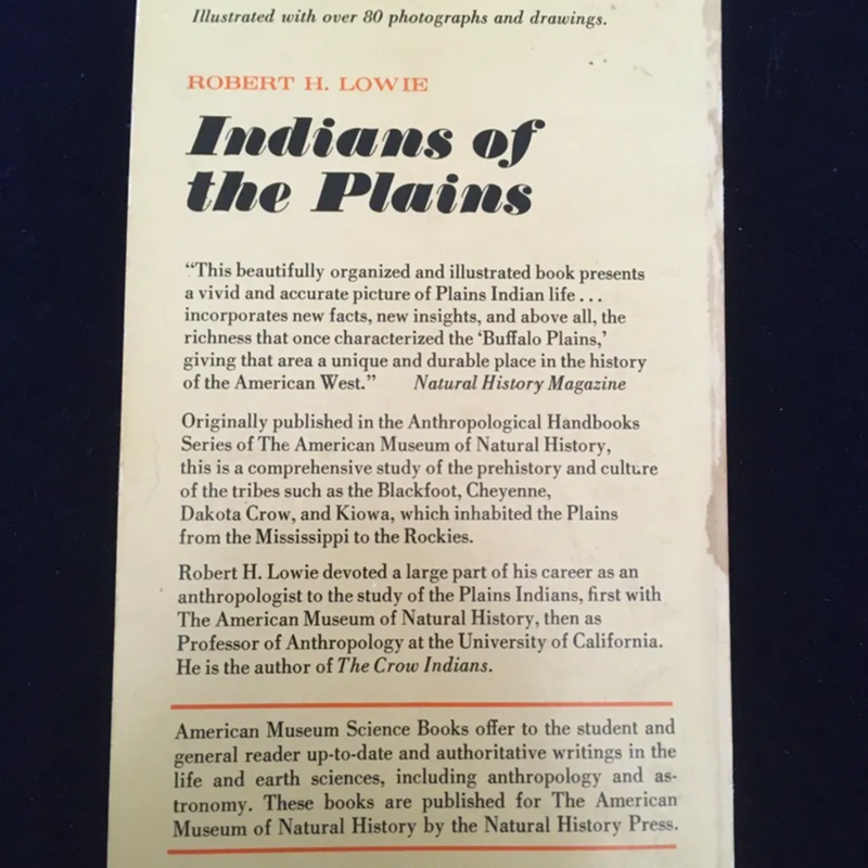 Indians of the Plains ~ reading copy