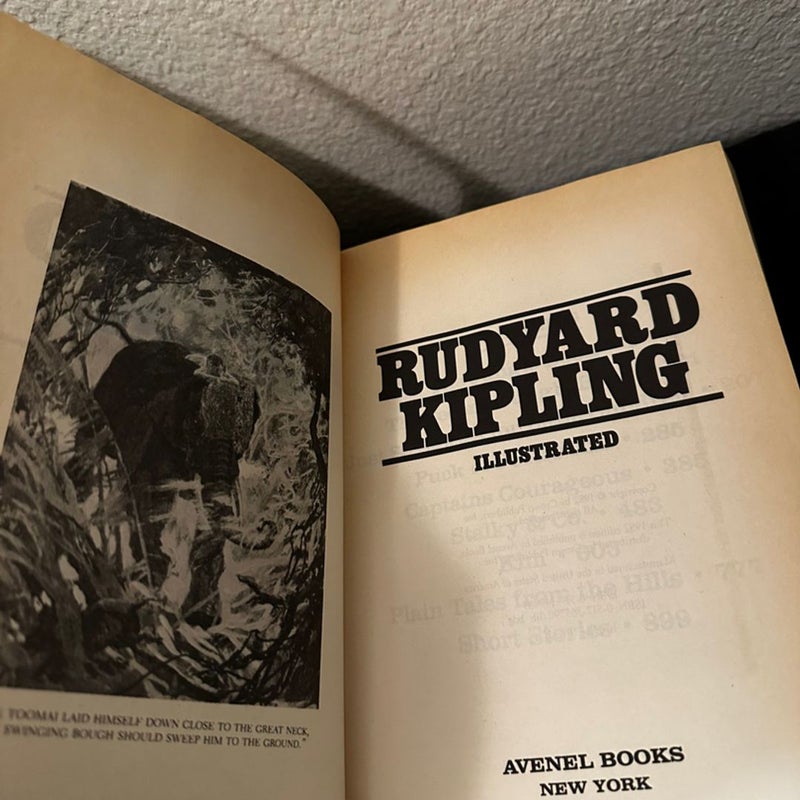 Rudyard Kipling Illustrated Avenel 1982 The Jungle Book And Many Short Stories