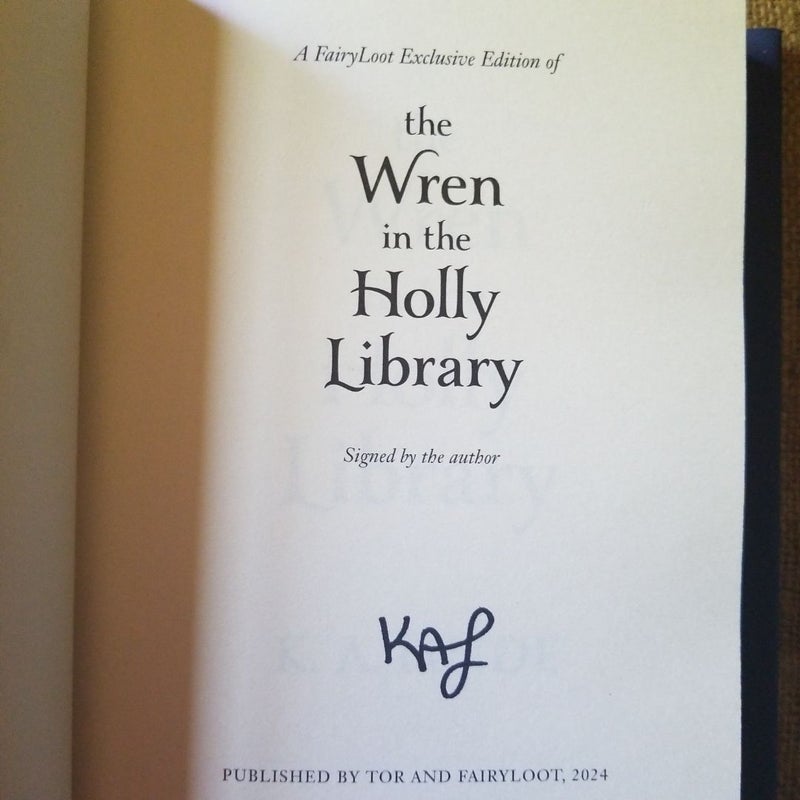 The Wren in the Holly Library