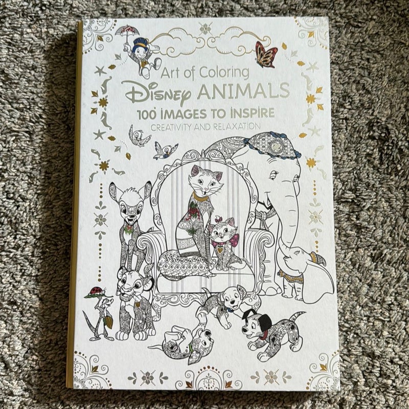 Art of Coloring: Disney Animals by Disney Books, Hardcover