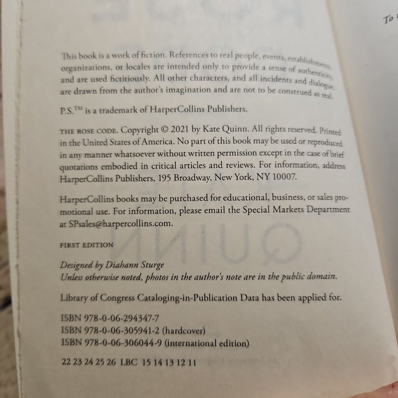 The Rose Code