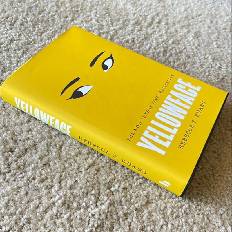 Yellowface UK edition with Page Overlays and Bookmark