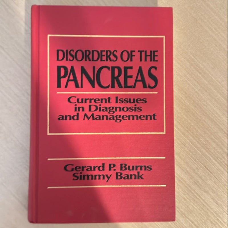 Disorders of the Pancreas