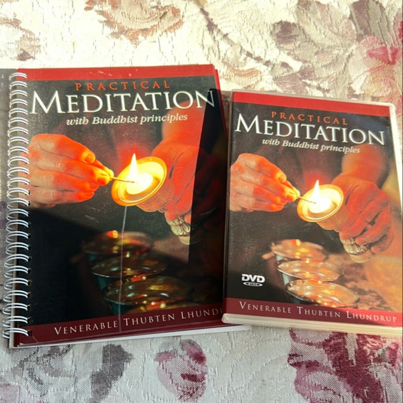 Practical Meditation with Buddhist principles book and dvd