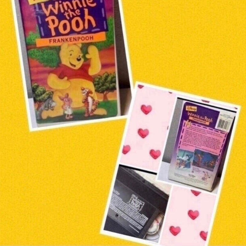 Disney Pixar Winnie Pooh VHS BUNDLE clamshells