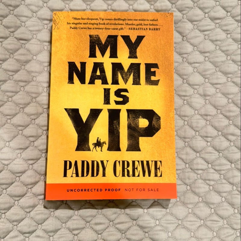 My Name Is Yip (Uncorrected Proof)