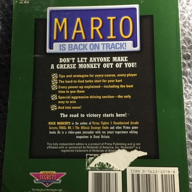 Prima’s Unauthorized Guide Super Mario Kart 64 Nintendo 64