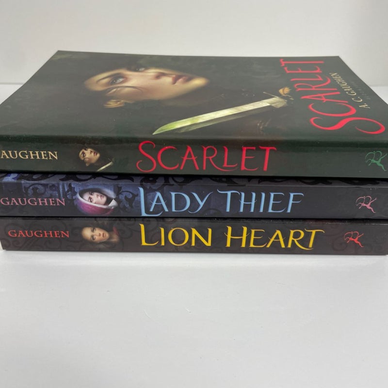 Scarlet Trilogy Lady Thief Lion Heart Complete Series