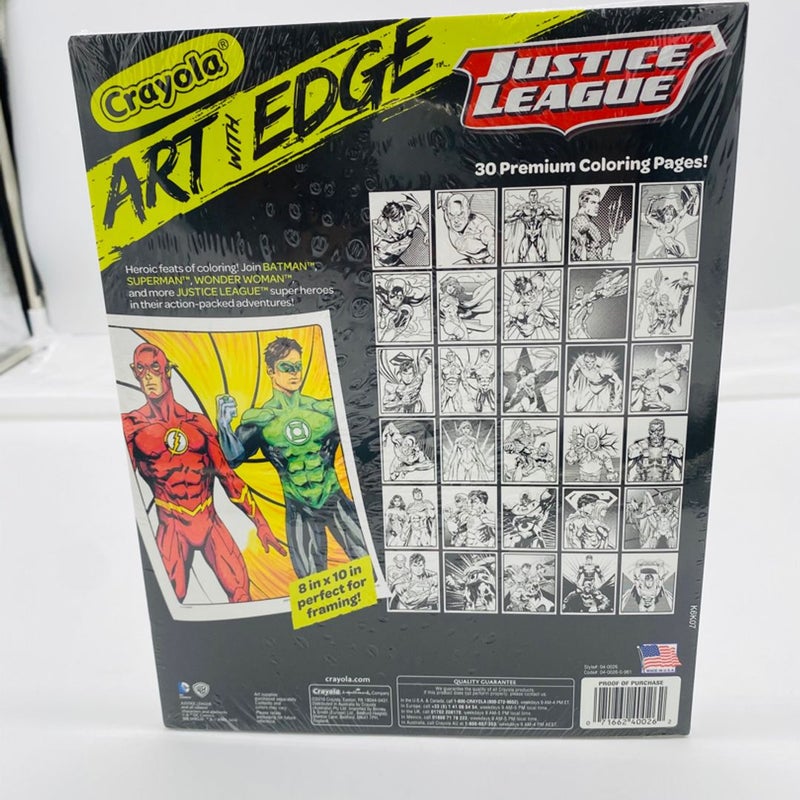 Art with Edge Crayola, Batman Collection Adult Coloring Book