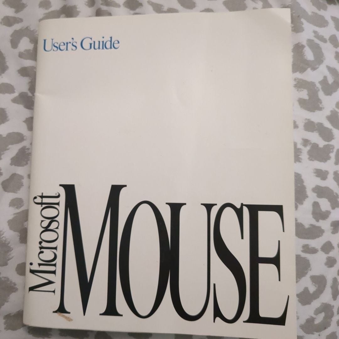 Microsoft Mouse User Guide by Microsoft Corporation , Paperback ...