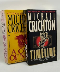 Michael Crichton Paperbacks