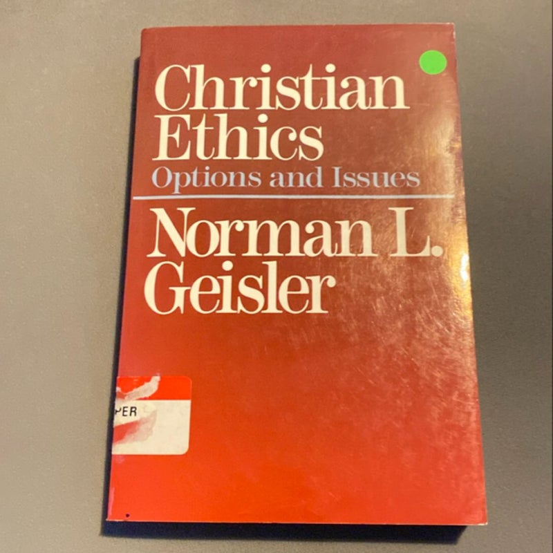 Christian Ethics