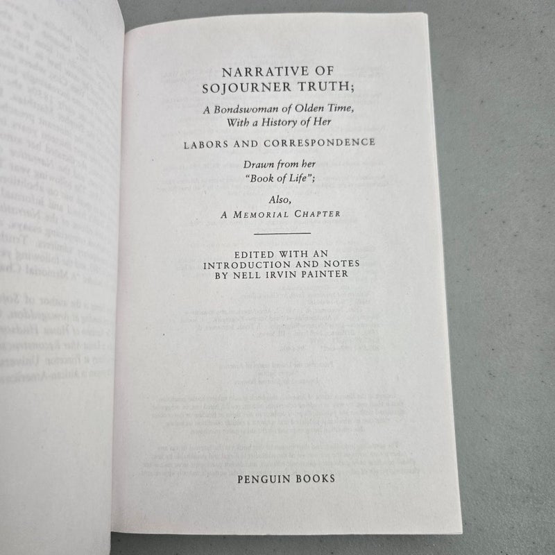 Narrative of Sojourner Truth