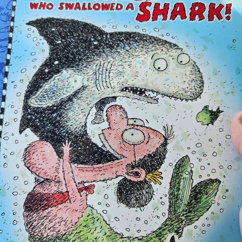There was an old mermaid who swallowed a shark