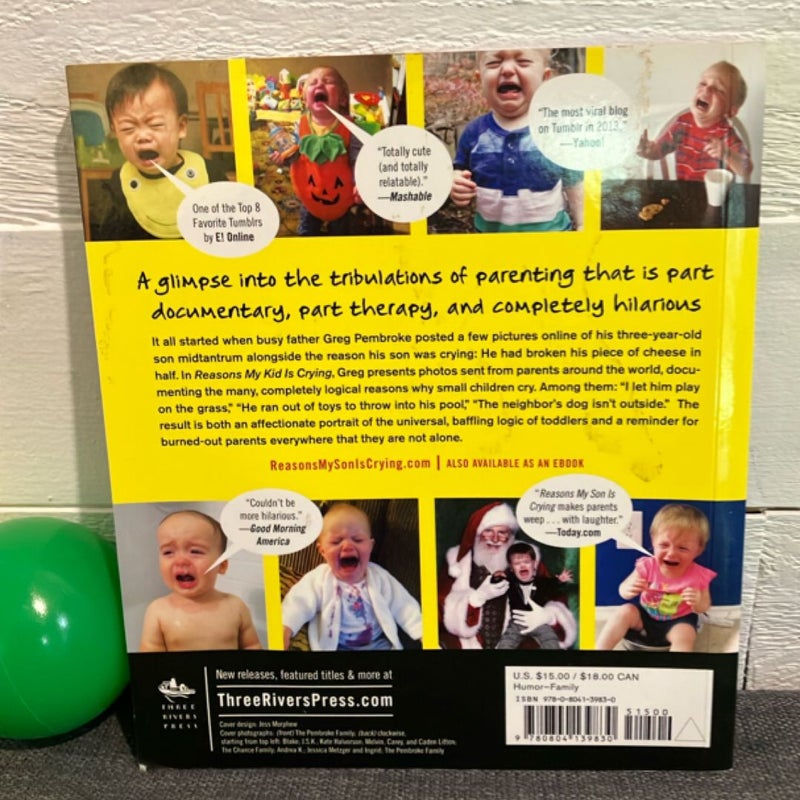 Reasons My Kid Is Crying