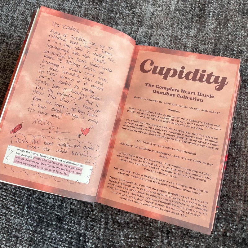 Cupidity complete Heart Hassle collection - Special edition - signed - bookish box