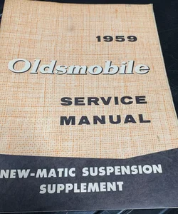 1959 Oldsmobile Service Manual