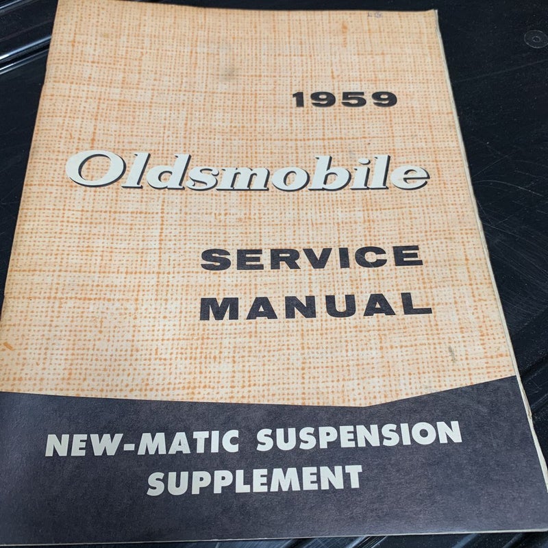 1959 Oldsmobile Service Manual