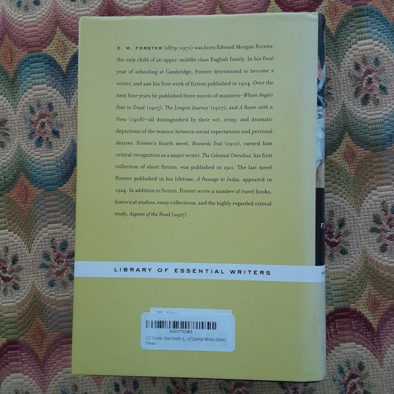 E.M. FORSTER - A Room With a View, Howard's End, The Longest Journey & Where Angels Fear to Tread