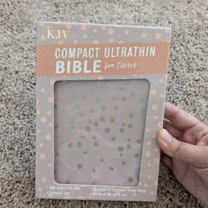 KJV Compact UltraThin Bible for Teens, Rose Gold