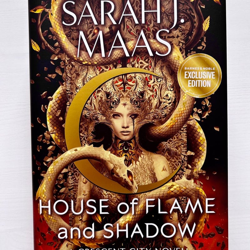 Digital Signature Hardcover House of Flame and Shadow Sarah J. Maas Barnes Noble