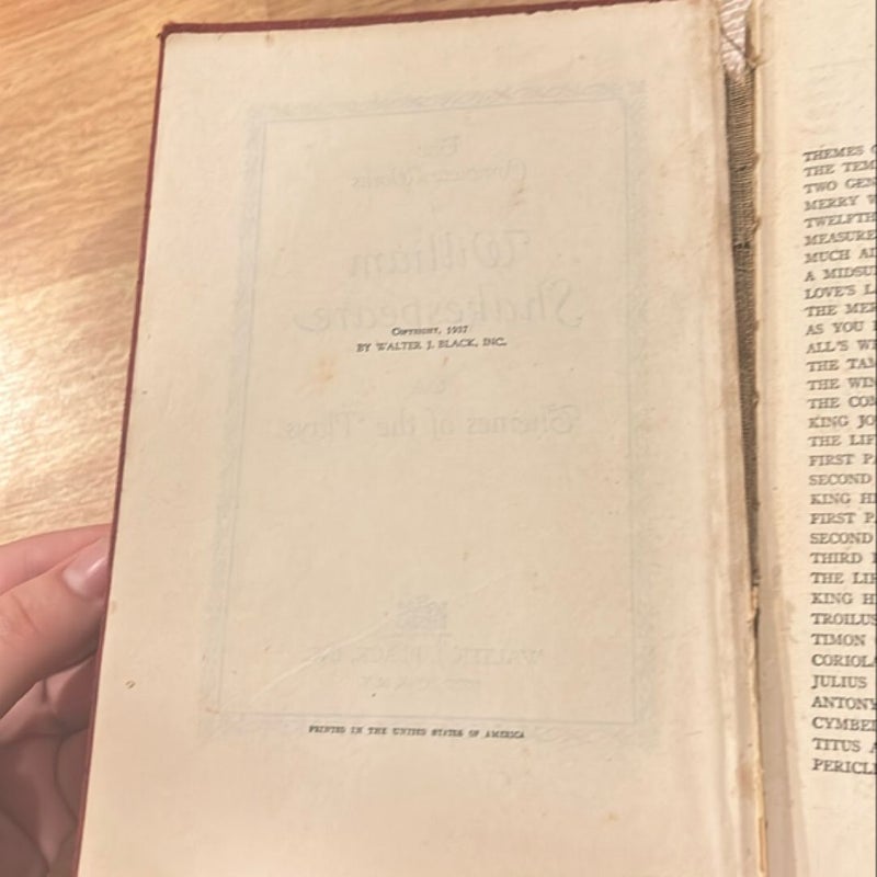 The Complete Works of William Shakespeare