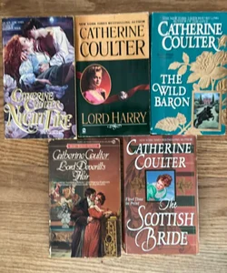Lot of 5 Catherine Coulter paperback books 