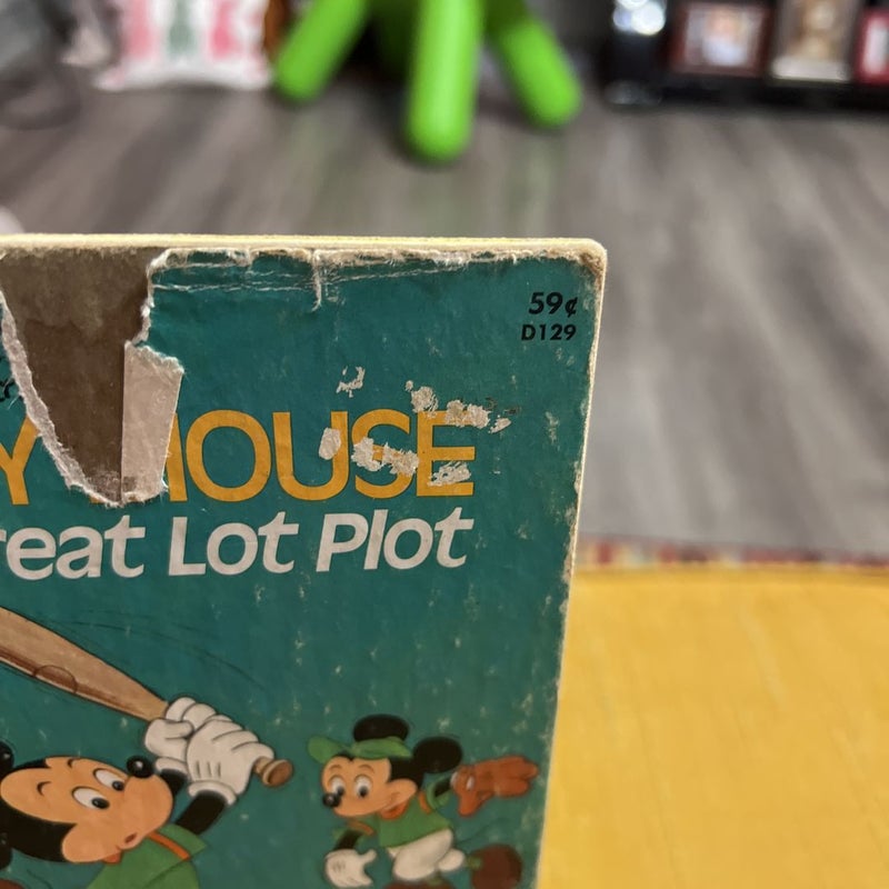 Mickey Mouse and the Great Lot Plot (Disney) - Little Golden Book