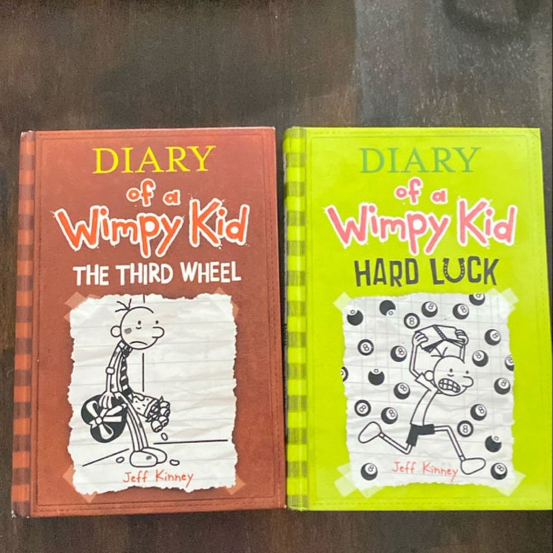 Bundle: Diary of a Wimpy Kid # 7: Third Wheel