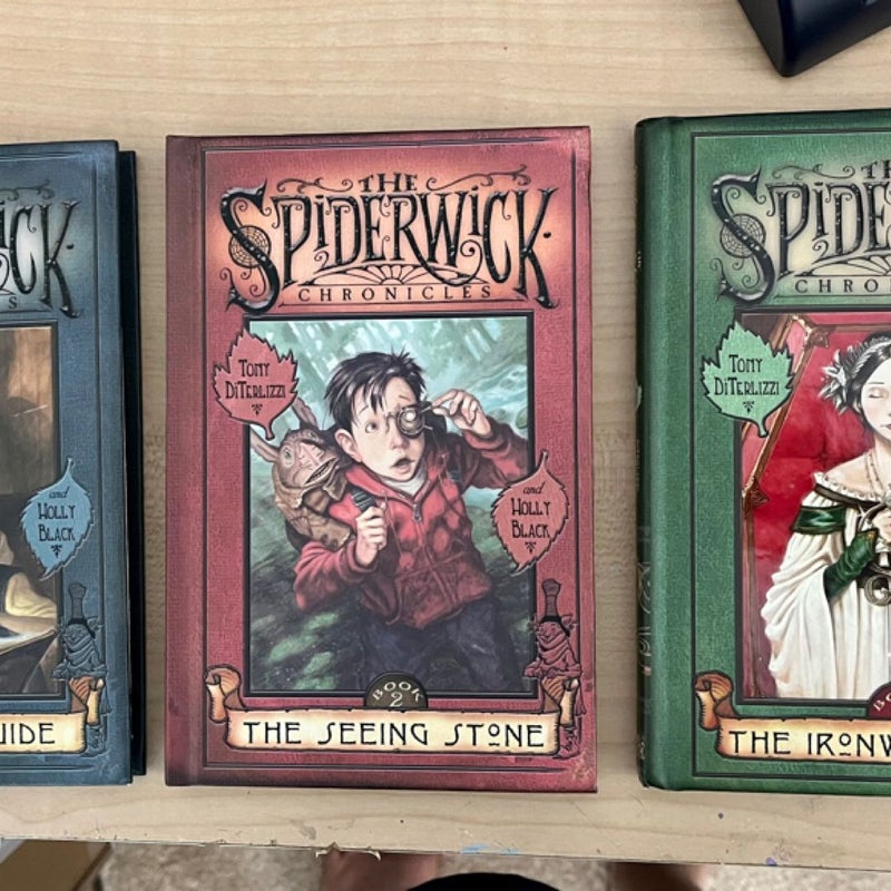 Set Lot 3 Spiderwick Chronicles Hardcover Series Chapter Books 